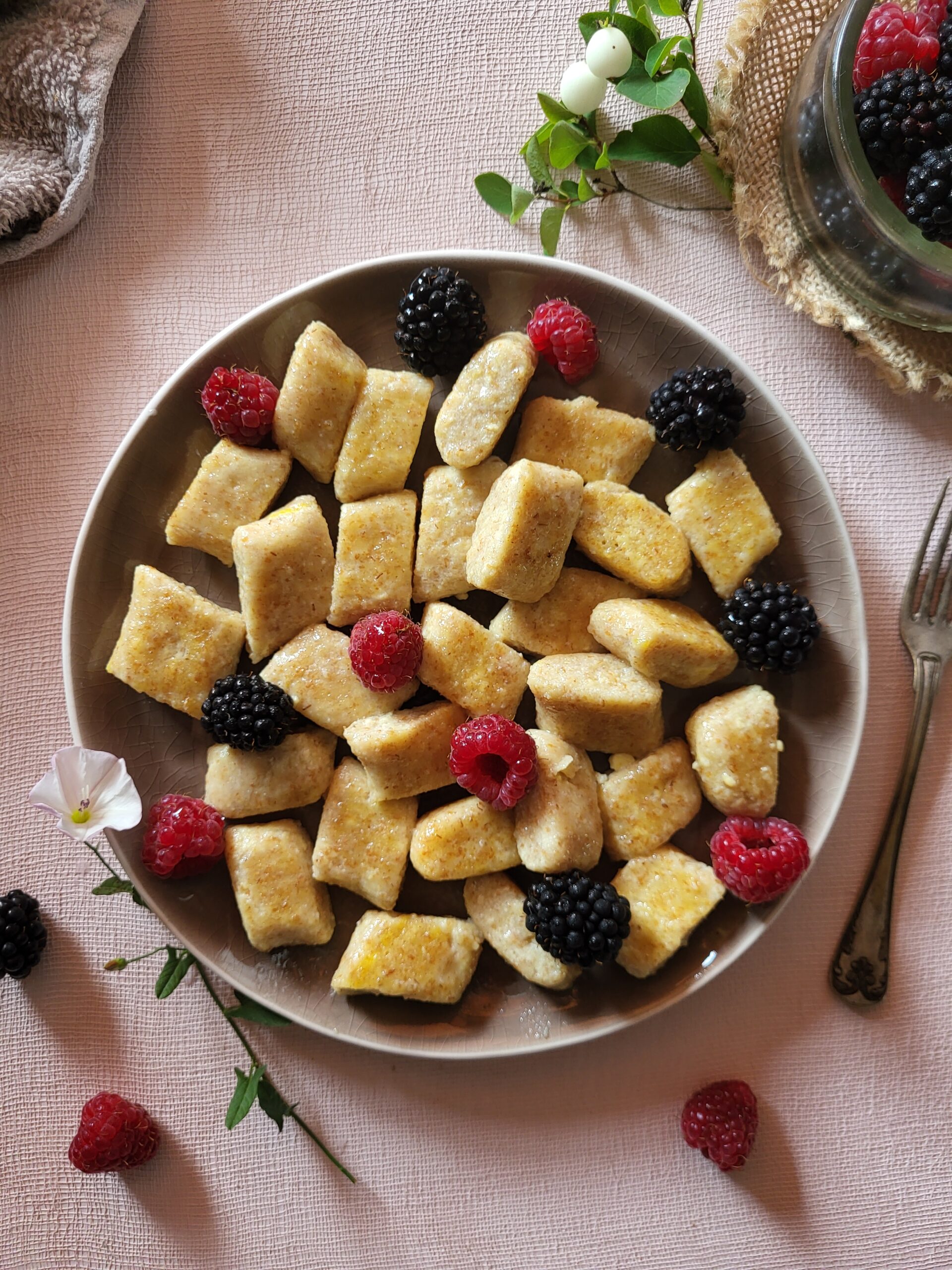 Wegańskie leniwe z tofu