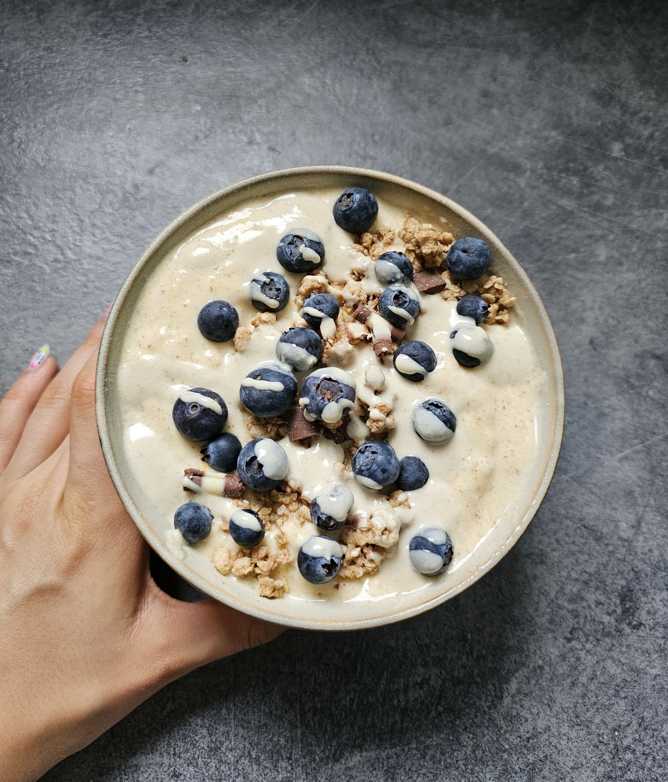 Smoothie bowl mango-banan