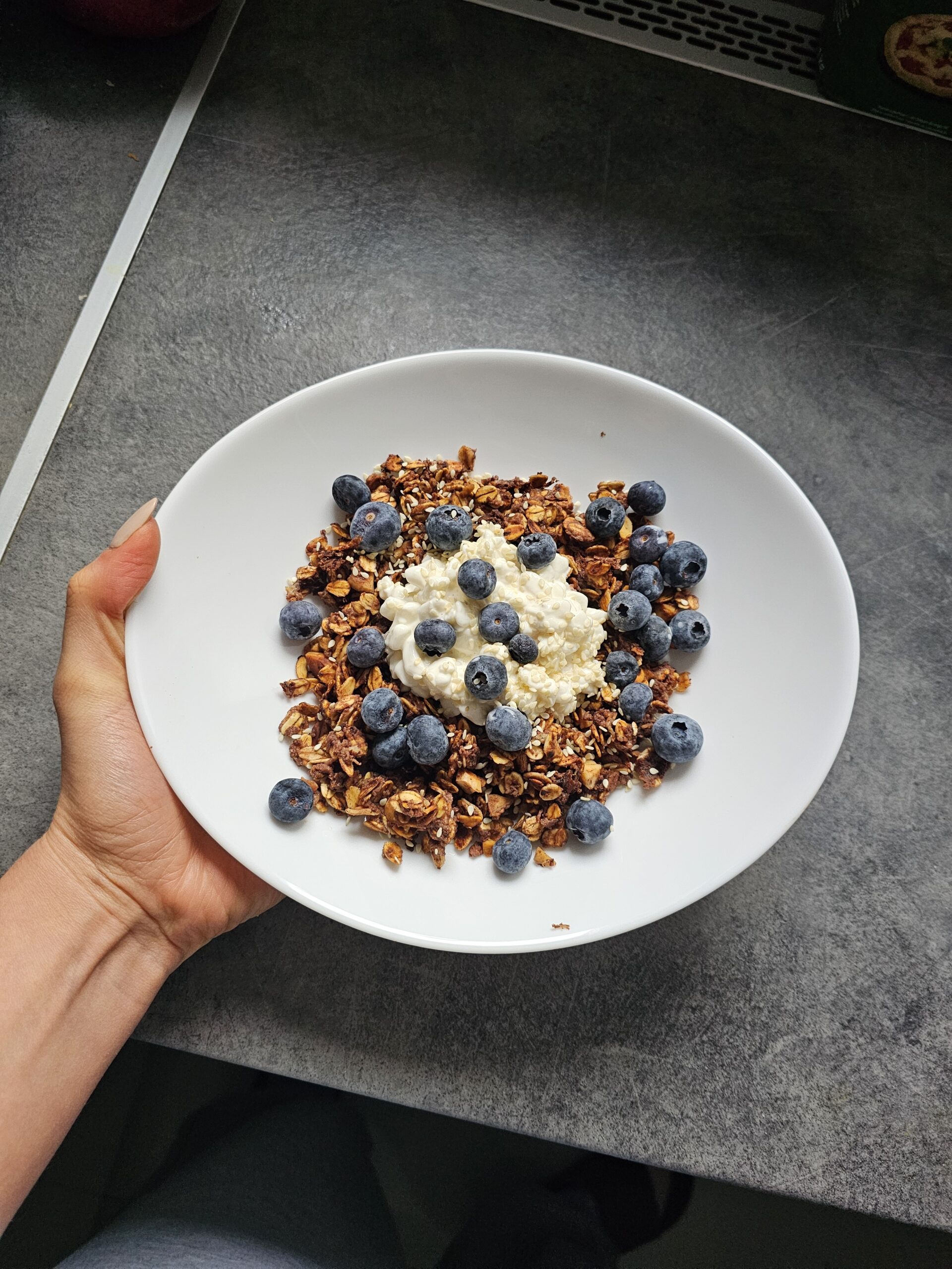 Czekoladowa owsianka z patelni